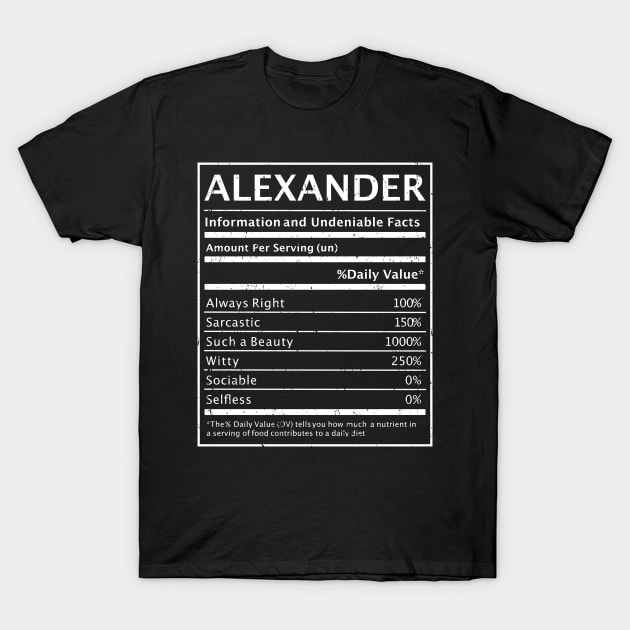 Alexander T-Shirt by medd.art